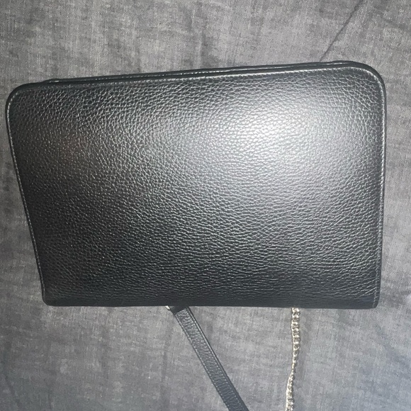 Gucci Black and Gold Crossbody Bag with Iconic GG Logo - Picture 12 of 15